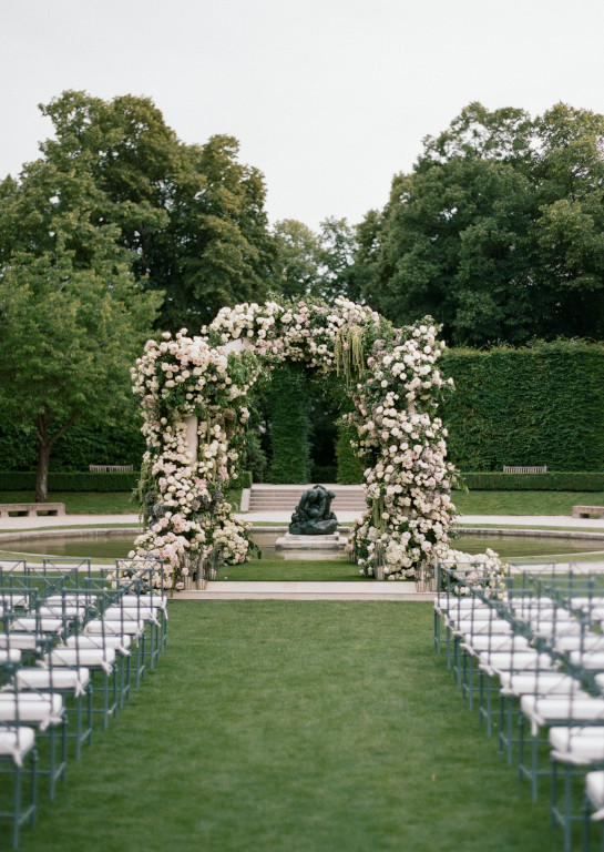 A Stunning Wedding at the Rodin Museum, Paris | Weddings in New York | Larry Walshe Studios